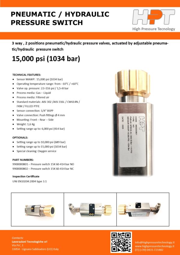 9900000801 | 15K 60-414 bar NO - immagine 4